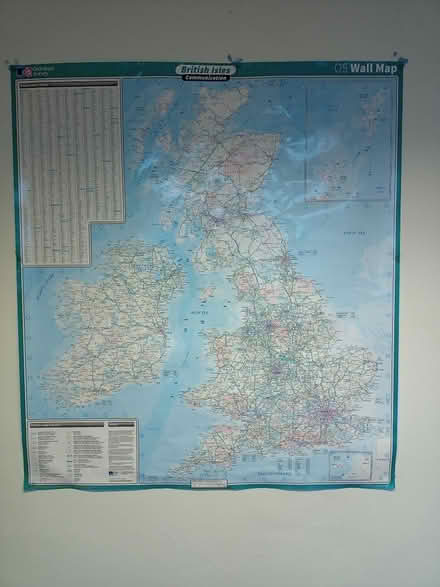 Photo of free OS wall map of Great Britain (Grove OX12) #1