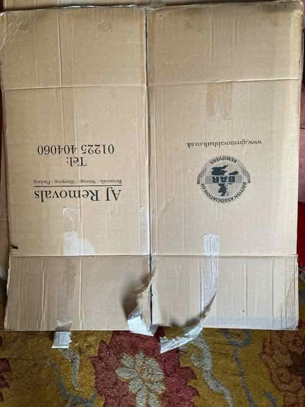 Photo of free Packing cardboard for large mirror or picture (Old Radnor LD8) #1