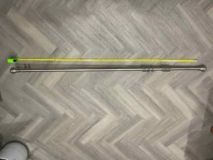 Photo of free Stainless Steel Curtain Pole 1.5m (Hinchley Wood KT10) #2