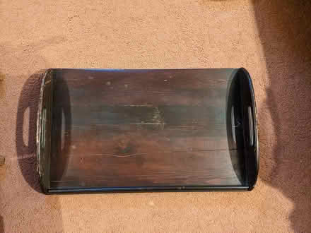 Photo of free Large wooden tray with handles (Robbinsdale) #4