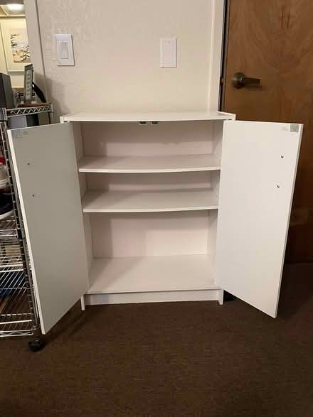 Photo of free White Storage Cabinet (Mill Valley) #1