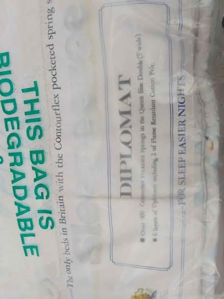 Photo of free Sleepeezee king size mattress (Bettws-y-crwyn LD7) #4