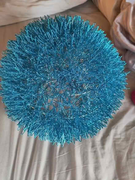 Photo of free Unique blue spiky lampshade (Ebley GL5) #2