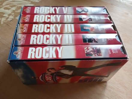 Photo of free Rocky (Stallone) 1-5 movies VHS (Suffern - Jersey Ave) #1