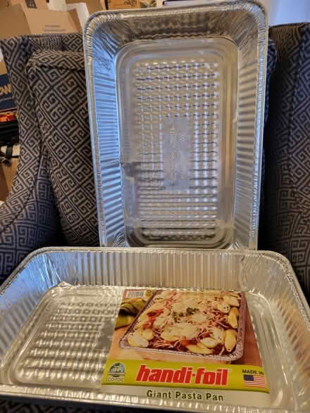 Photo of free Large foil pans (2) (Watertown) #1