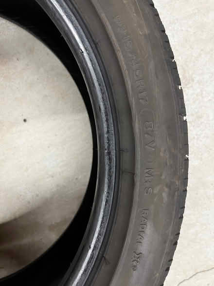 Photo of free 4 Michelin tires P215/45R17 (San Mateo Baywood) #4