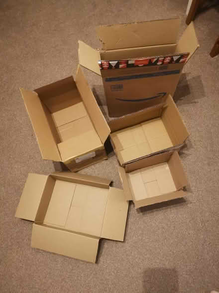 Photo of free 5 cardboard boxes (SO19) #1