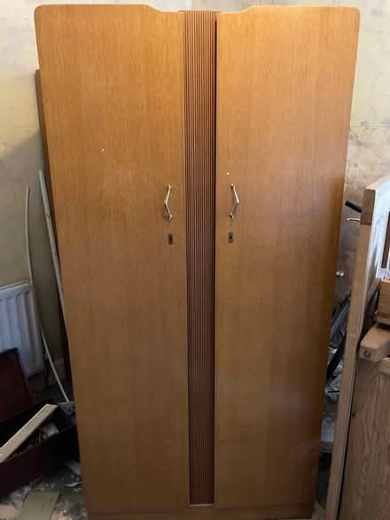 Photo of free 50's-era wardrobe with shelves (New Brighton) #1