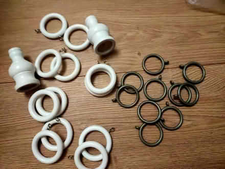 Photo of free Curtain rings (Milton keynes MK12) #1