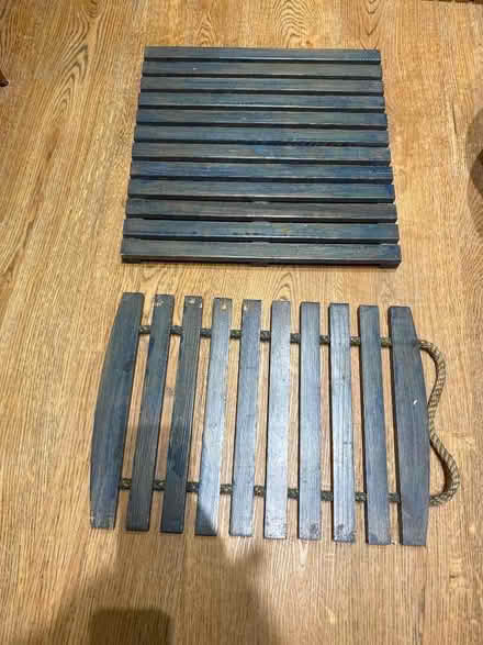 Photo of free Two wooden bathroom mate (Harrogate HG2) #1