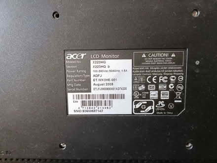 Photo of free LCD monitor (Clifton SG17) #1