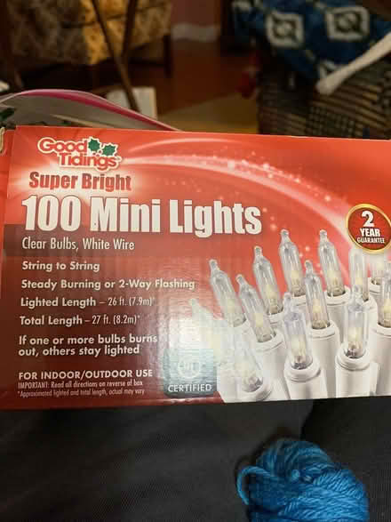 Photo of free Christmas tree indoor lights (North Brunswick-off Rte 1) #1