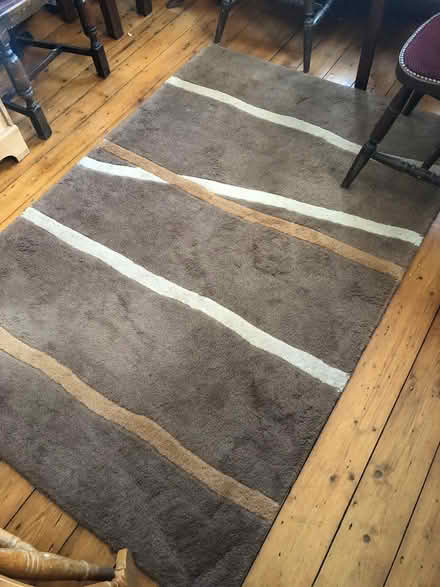 Photo of free Brown wool rug, 6 x 4 (Heaton Mersey SK4) #1