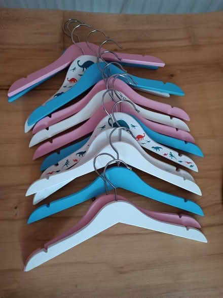 Photo of free Small wooden hangers (Hanwell W7) #1