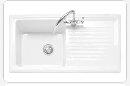 Photo of white ceramic sink (Atherstone CV9) #1