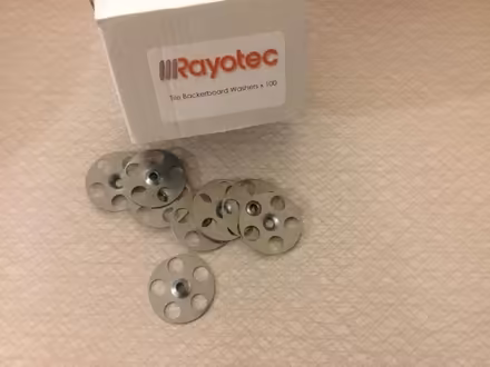 Photo of free Tile backing board washers (Hertford SG13) #1