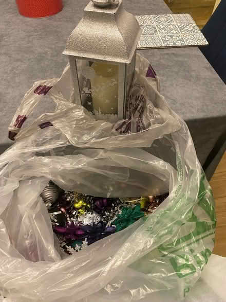 Photo of free Christmas decorations + led lantern (Sutton Coldfield, B73) #1