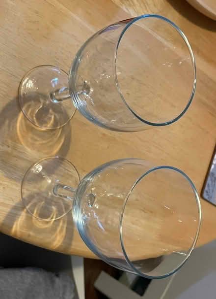 Photo of free 2 wine glasses (Hastings TN34) #1