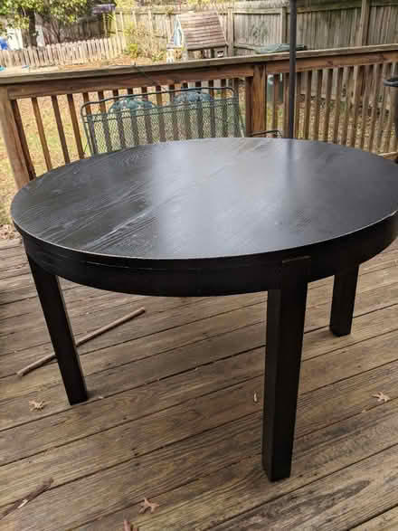 Photo of free Black Expandable IKEA Table (Takoma DC) #1