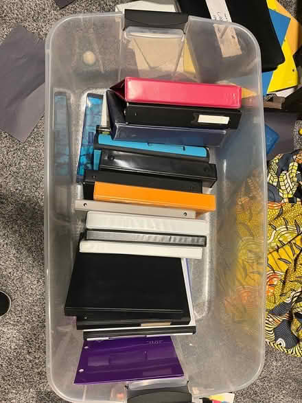 Photo of free Lots of 3-ring binders (Brookline) #1