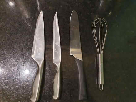 Photo of free Kitchen knives and whisk (Adel LS16) #1