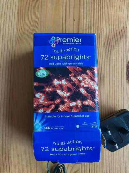 Photo of free Red Christmas lights (Otford) #1