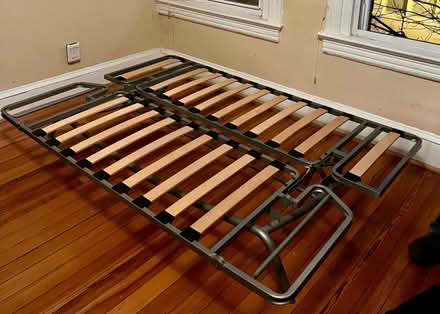 Photo of free Futon & Metal Frame w/ Armrests (H Street Corridor) #2