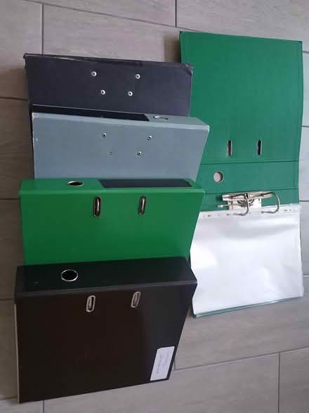 Photo of free 5 used lever arch files (Christchurch BH23) #1