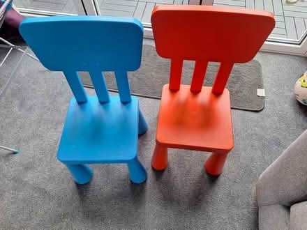 Photo of free 2 ikea kids chairs. (Woodley RG5) #1
