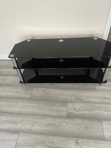 Photo of free glass tv stand (Thornton Liverpool) #1