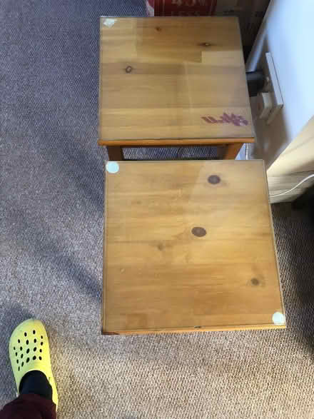 Photo of free 2 Small IKEA side tables (Heaton Mersey SK4) #4