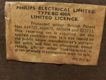 Photo of free Phillips ST120A - Stella Radio (SE15) #3