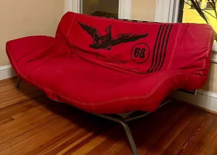 Photo of free Futon & Metal Frame w/ Armrests (H Street Corridor) #1