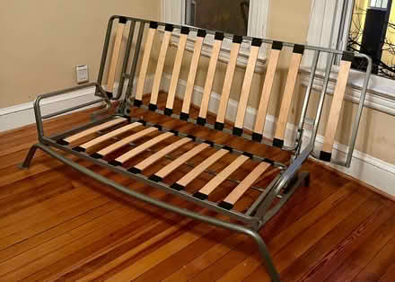 Photo of free Futon & Metal Frame w/ Armrests (H Street Corridor) #3
