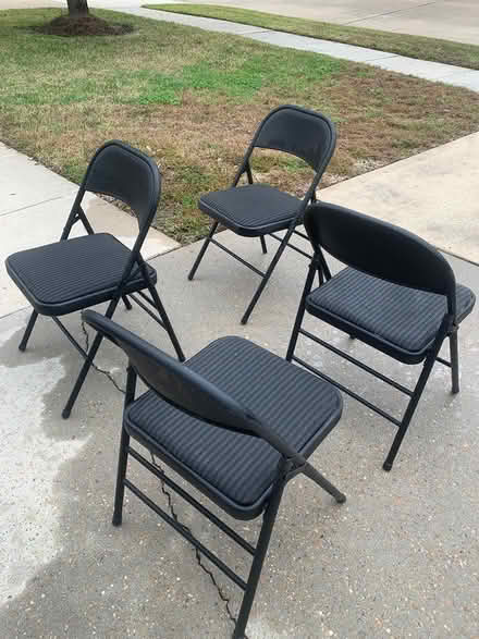 Photo of free folding table and chairs (Willowbrook area) #1