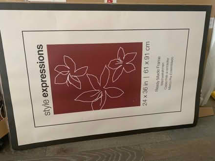 Photo of free Plastic frame with mdf backing -61cmx91cm (Fairfield Park) #1