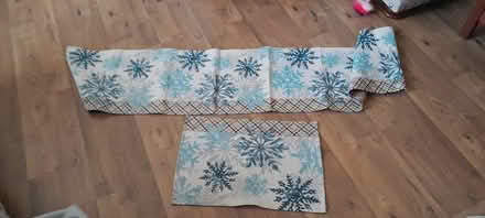 Photo of free Winter table runner w place mats (Amber meadows 21702) #1