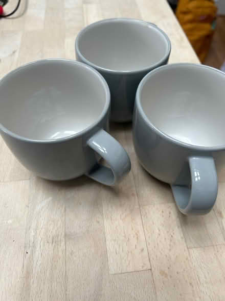 Photo of free Three grey mugs (Putney Hill SW15) #1
