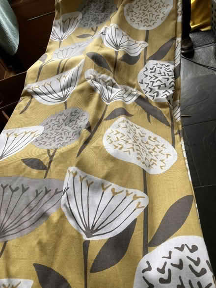 Photo of free Eyelet curtains- 215cm long, 224 wide x2 (patio door size) (Stoke Gifford BS34) #1