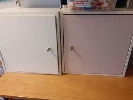 Photo of free 2 b and q wooden storage boxes (L18) #1