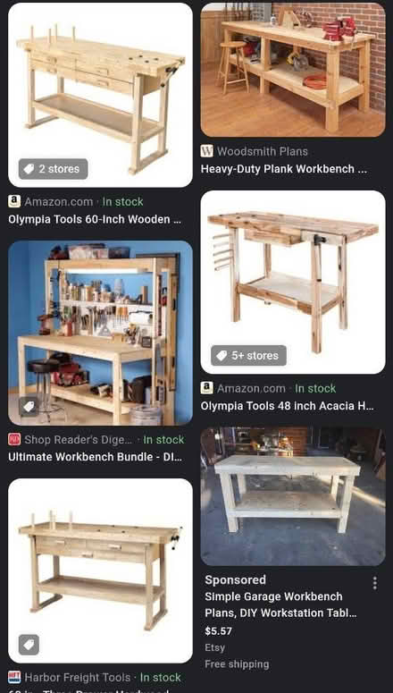 Photo of work bench (Burke) #2