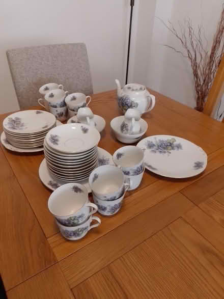 Photo of free China tea set for Christmas afternoon tea (Darley Hillside DE4) #2
