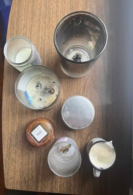 Photo of free Assorted candle jars (Adams Morgan) #1