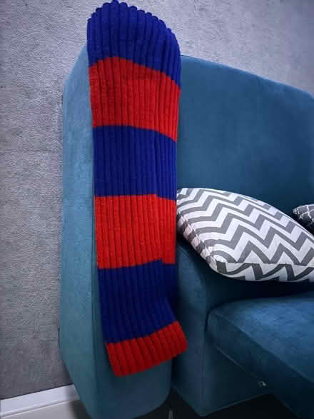 Photo of free Hand knitted Crystal Palace Scarf (South Croydon CR2) #1
