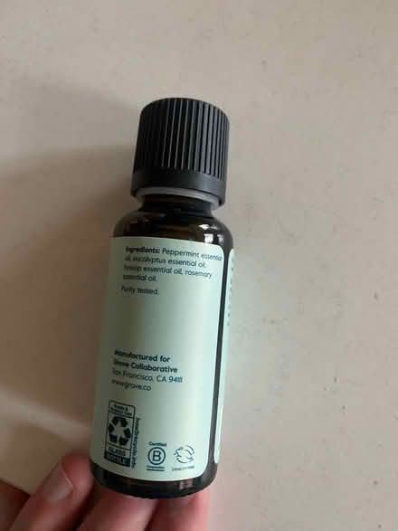 Photo of free Mint scented oils (Capitol Hill Tower) #4
