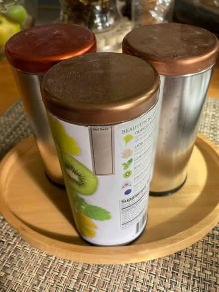 Photo of free Empty tea tins (Novato) #1