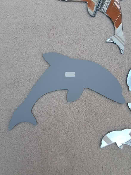 Photo of free 15 mirrored dolphin self adhesive tiles, in various sizes (Seaton Delaval NE25) #2