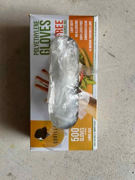 Photo of free Polyethelene gloves large (San Mateo Baywood) #1