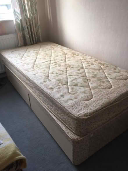 Photo of free Single divan bed with drawers (Oughtibridge S35) #1
