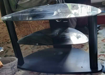 Photo of free Glass TV stand (East Bierley BD11) #1